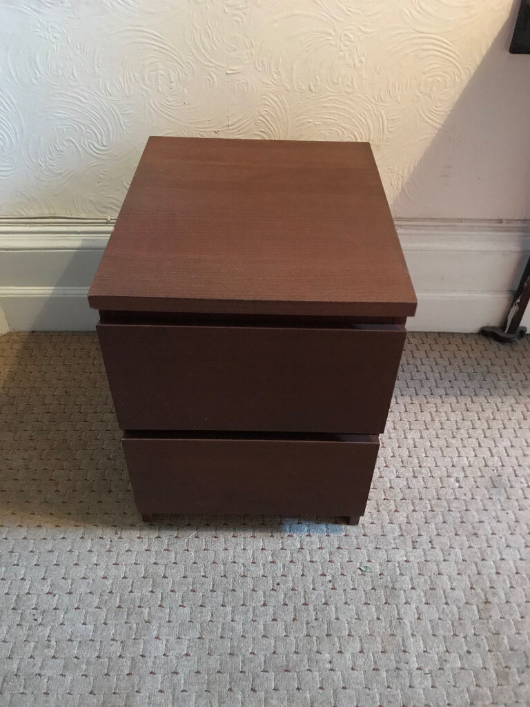 Ikea Malm 2 Drawers Dark Brown in Newcastle, Tyne and Wear Gumtree