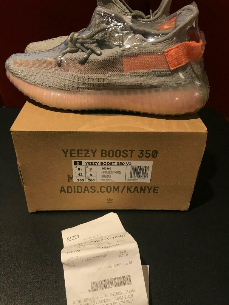 2019 2019 V3 Sneakers Yeezy 350 Static Clay Sesame True