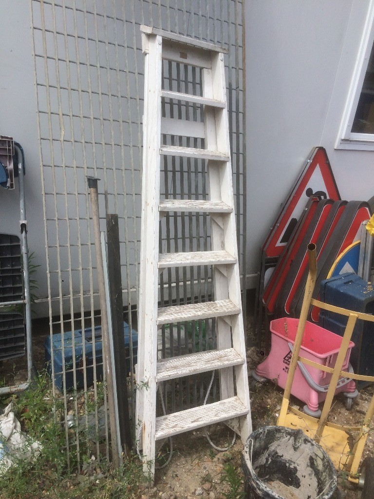 second hand 7 tread wooden step ladder in Wandsworth, London Gumtree
