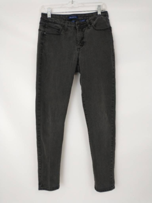 Bandolino Womens Lisbeth Ankle Skinny Jeans Black Stretch Curvy