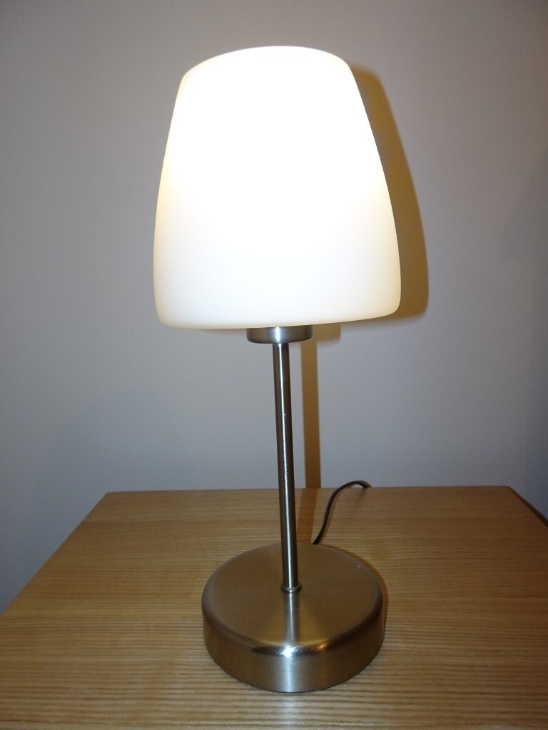 Stainless Steel Table lamp (x2) | in Great Shelford, Cambridgeshire