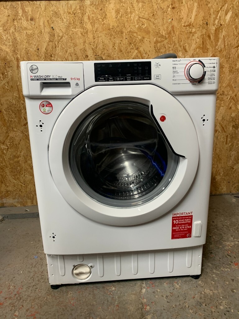 Hoover HWASH&DRY 300 PRO Wifi Connected Integrated 9Kg / 5Kg Washer Dryer HBDOS695TME
