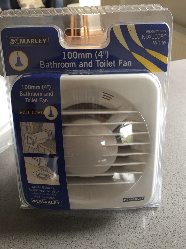 New Marley Bathroom Fan & internal fix kit in Poynton, Manchester