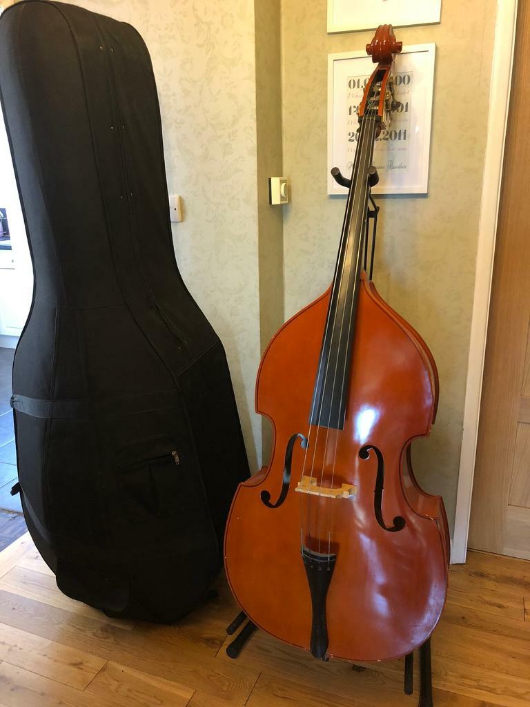 1/2 size Double bass+cases in New Waltham, Lincolnshire Gumtree