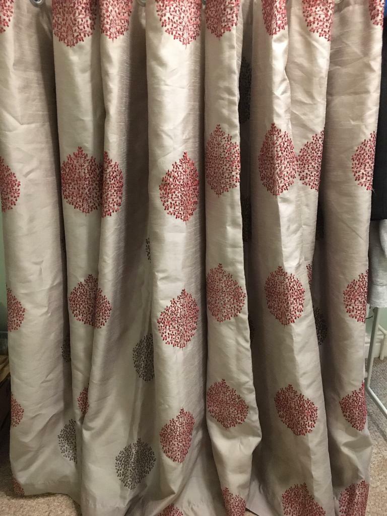 Dunelm ring top curtains  in bridgend  gumtree