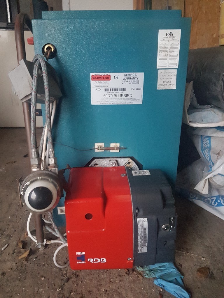 Oil boiler + burner 50/70 warmflow in Ballymena, County Antrim Gumtree
