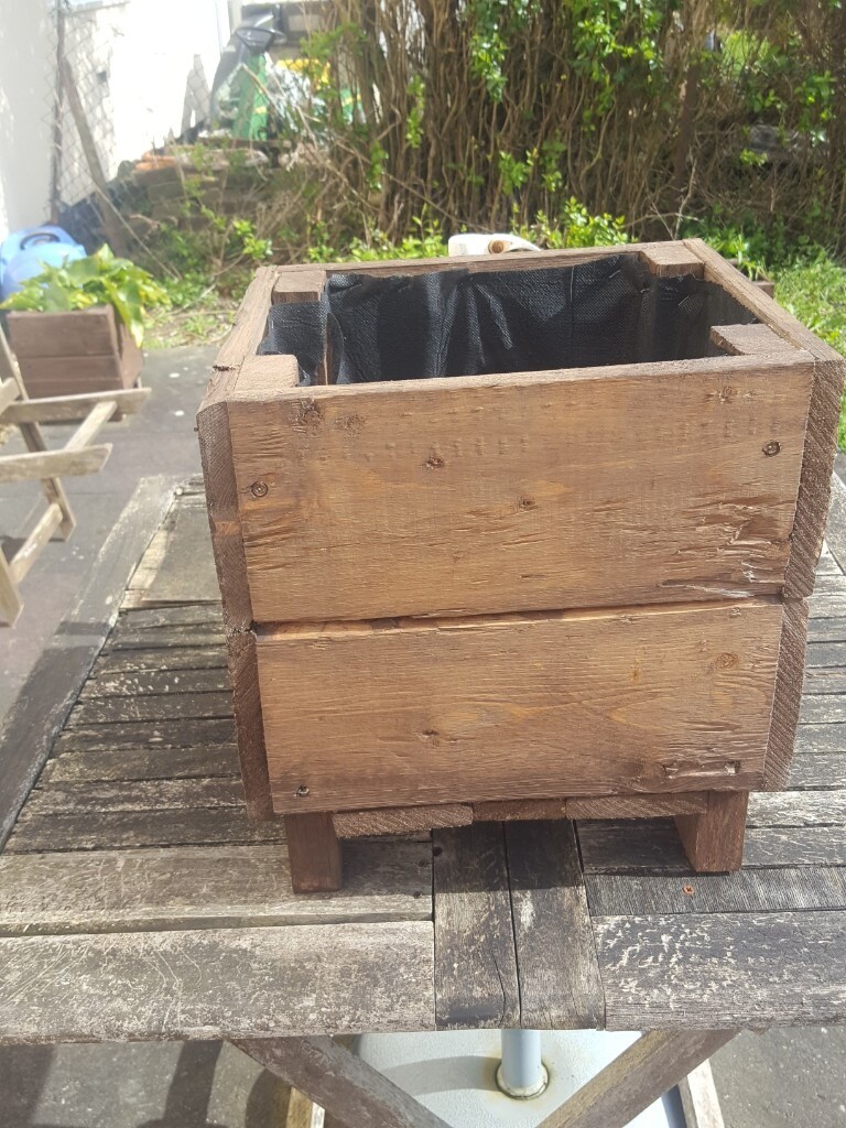 handmade wooden garden square box planters | in Ashford, Kent | Gumtree