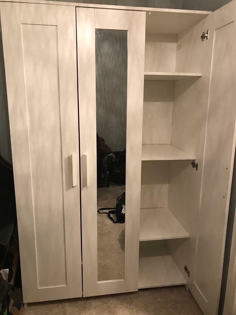 White IKEA Triple Wardrobe in Storrington, West Sussex Gumtree