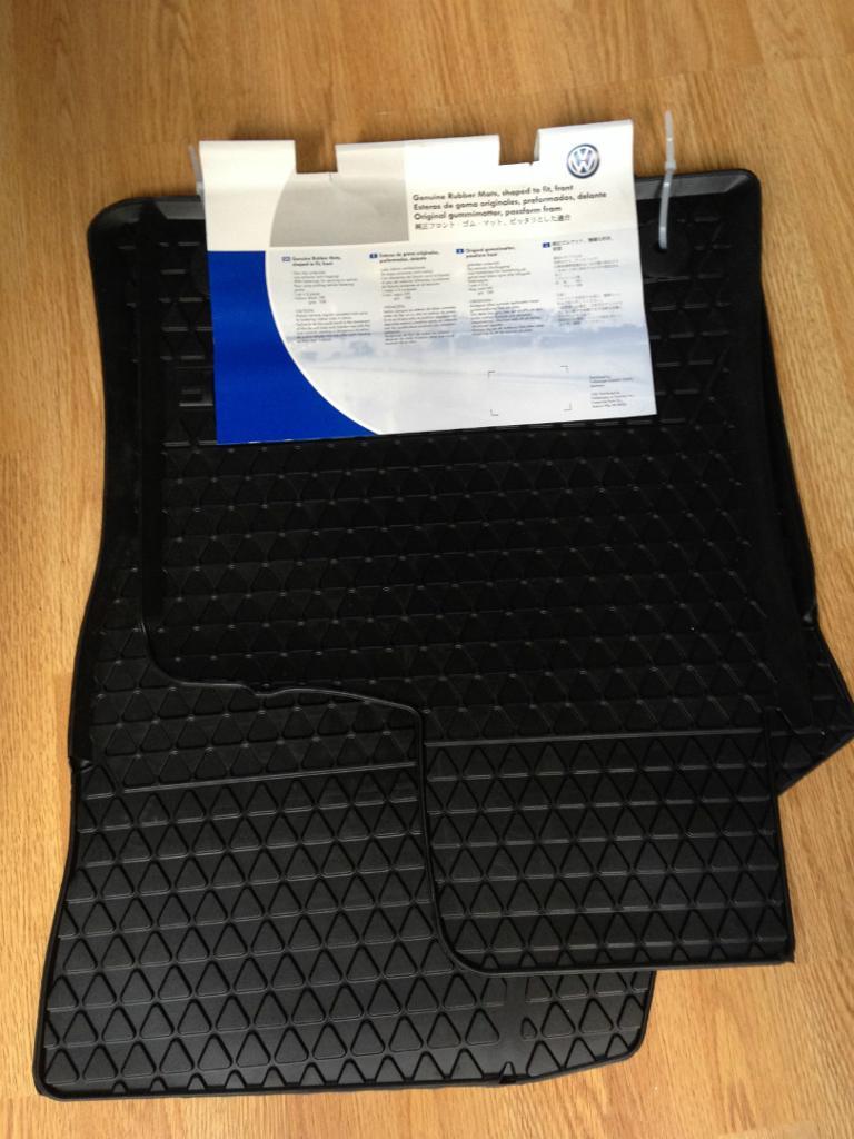 VW golf Mk5/6 Genuine Rubber floor Mats in Lawrence Weston, Bristol