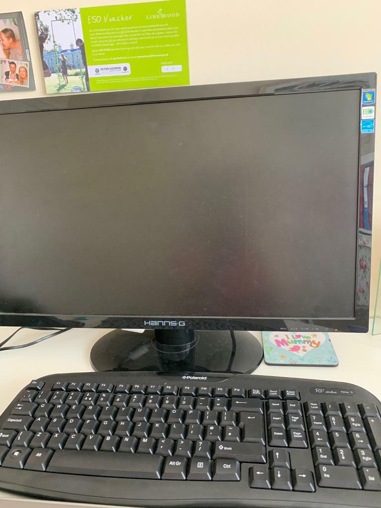 Dell computer with monitor and keyboard in Romsey, Hampshire Gumtree