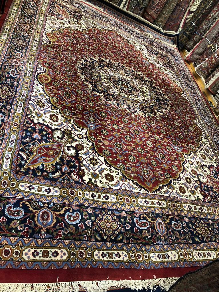XXL Tabriz handmade wool rug in Newington, Edinburgh Gumtree