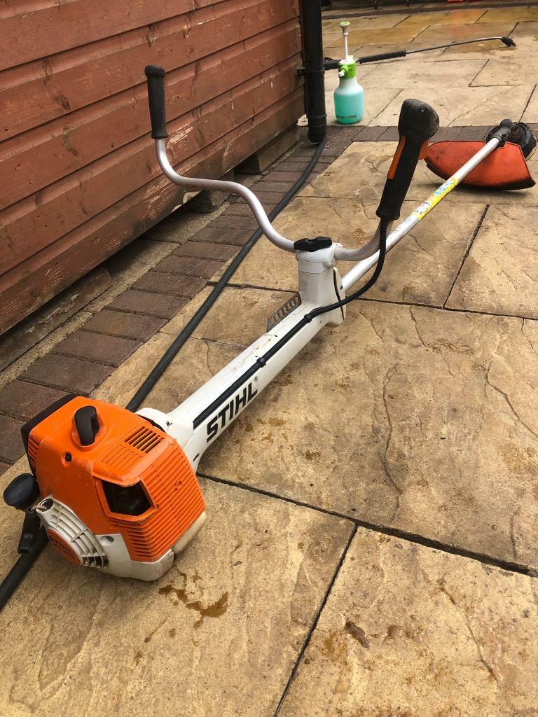 Stihl fs 400 petrol industrial strimmer brush cutter trimmer in