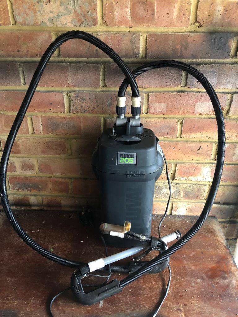 Fluval 205 External Filter complete with pipes and media | in Grays ...