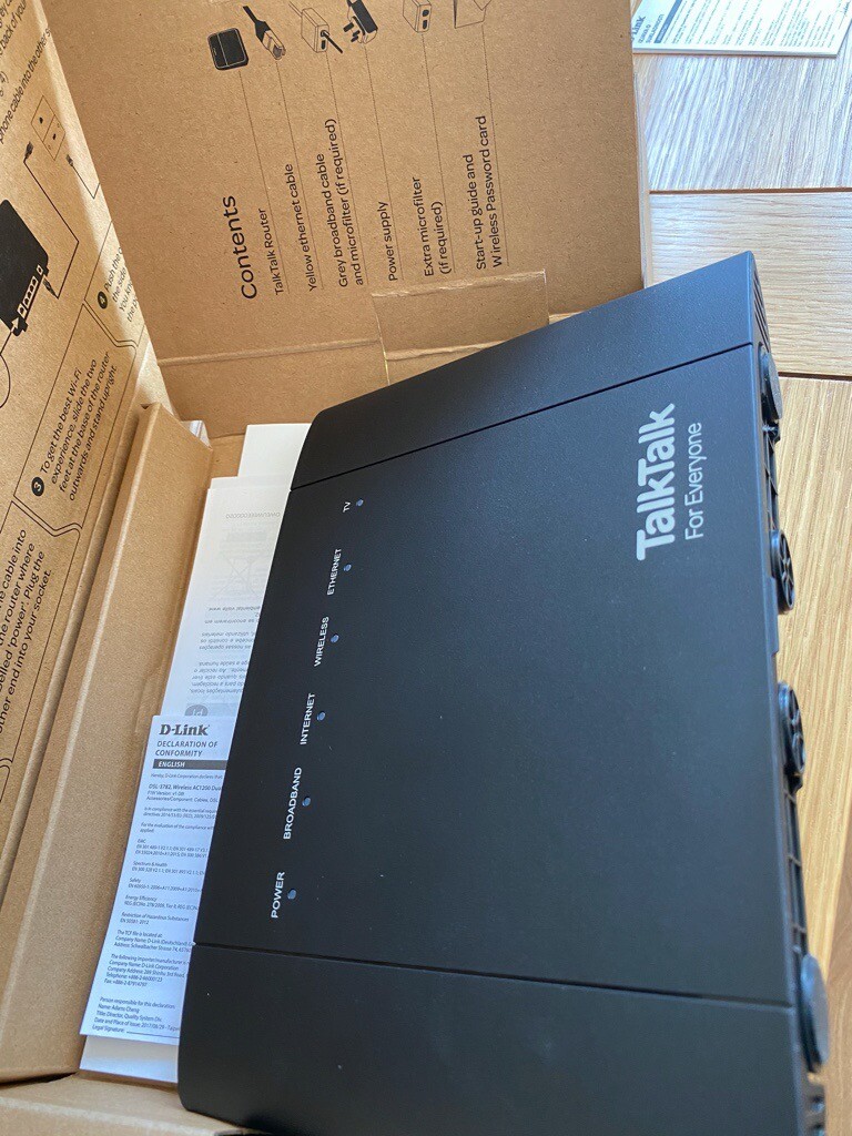 New TalkTalk Super Router Everything Included in Marylebone, London