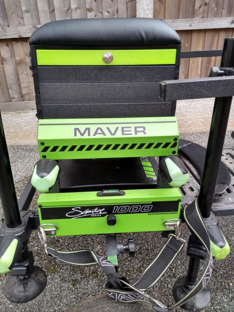 Maver Signature fishing seat box in Featherstone, West Yorkshire
