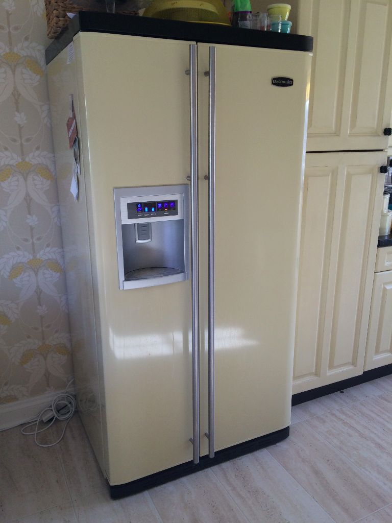 RANGEMASTER American style cream fridge freezer in York, North