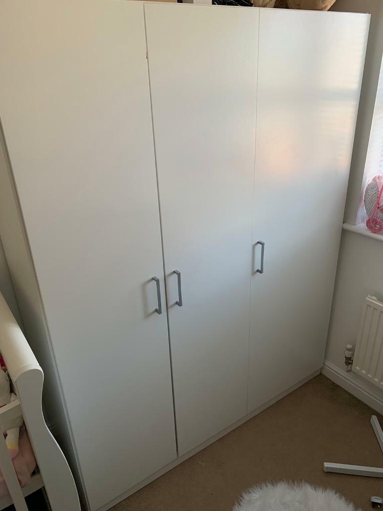 Ikea 3 Door Dombas Wardrobe In St Mellons Cardiff Gumtree