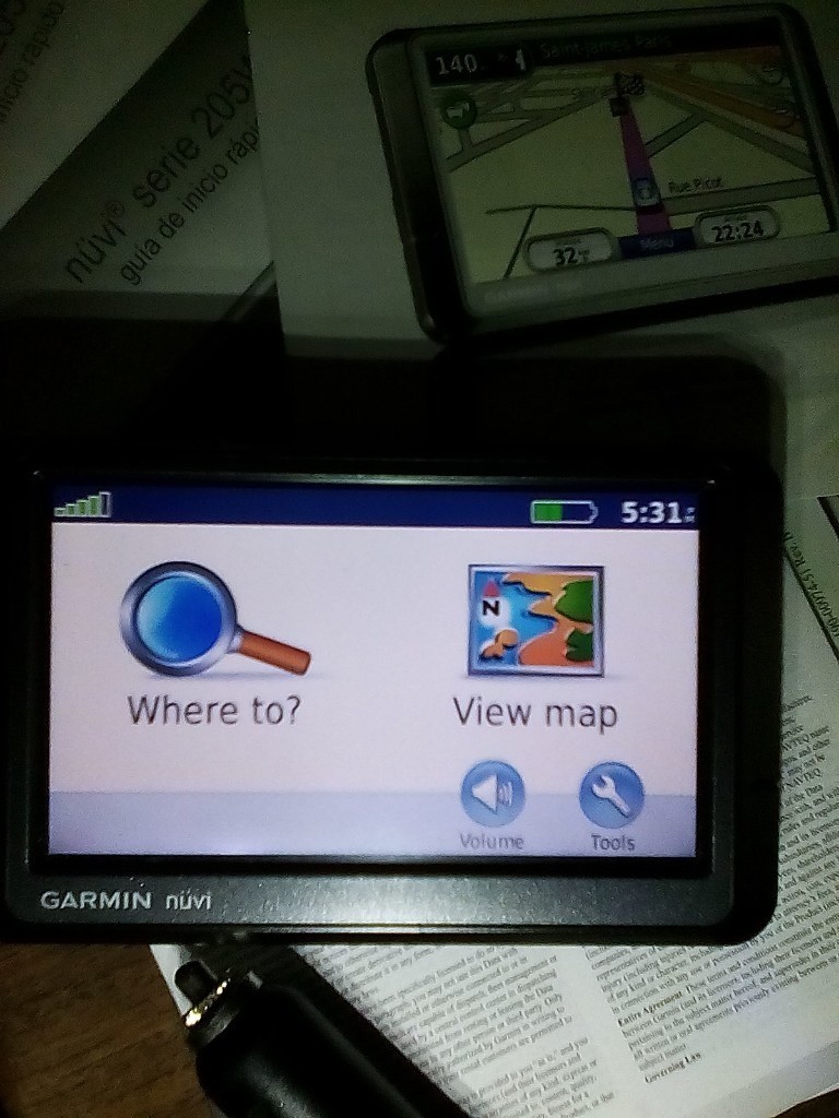 garmin nuvi 265wt gps sat nav