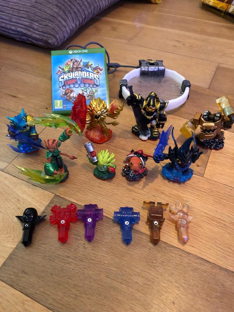  Skylanders  Trap  Team  Xbox  One  8 Characters Portal Game 