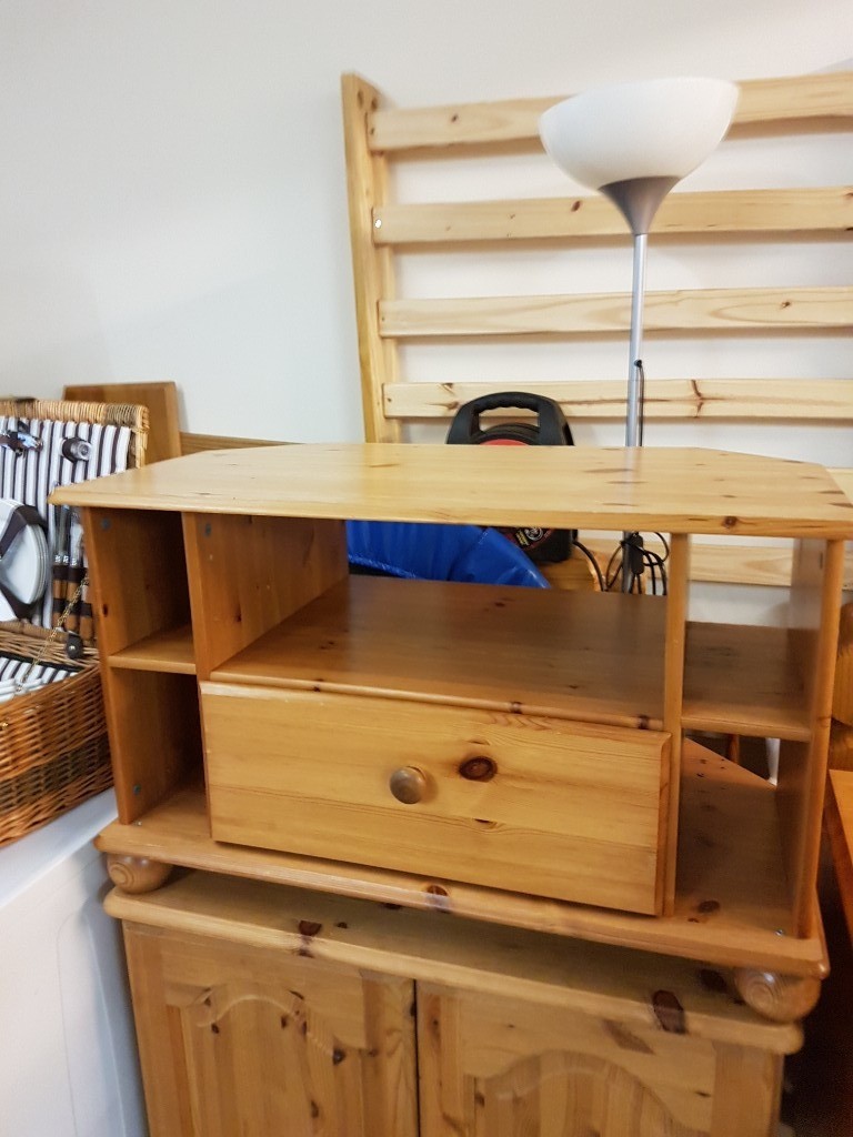 Solid pine wood tv stand in Okehampton, Devon Gumtree