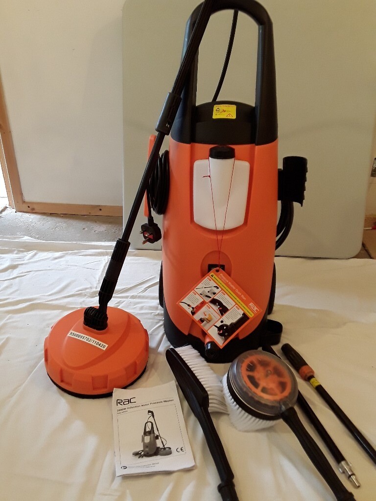 RAC 2000w Induction Motor Pressure Washer with tools in Dereham