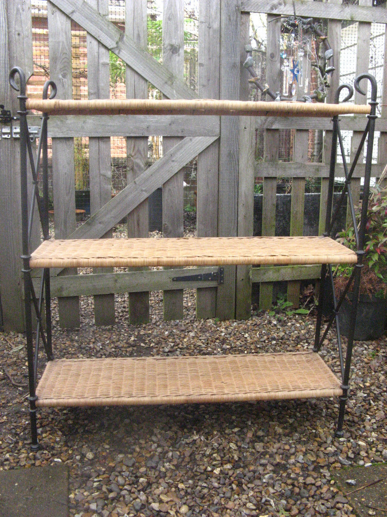 metal framed cane shelf unit in Aylsham, Norfolk Gumtree