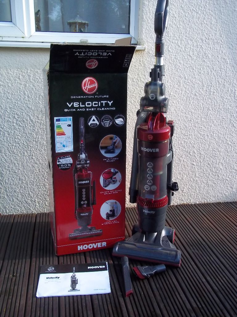 Hoover Velocity Bagless Upright Vacuum Cleaner *A RATED* Pet Hair, Ex