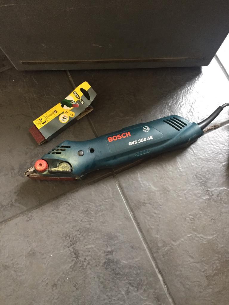 Bosch gvs 350 professional belt sander rare 240v in Ackworth