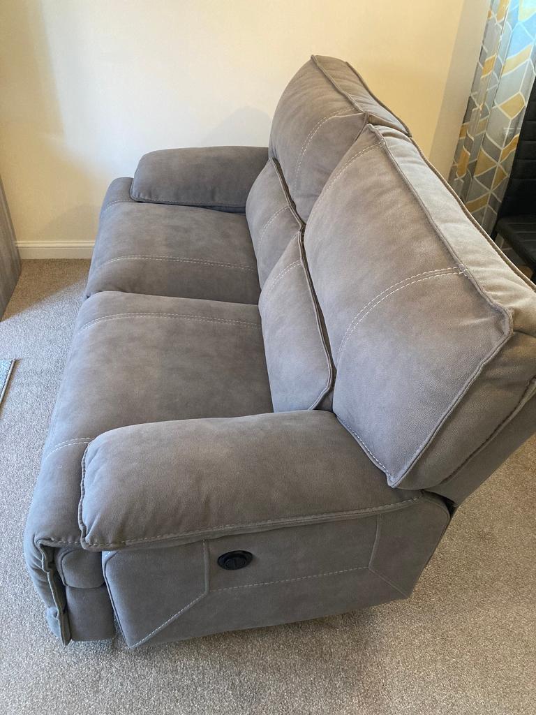 Cyrus Studio 2+1 Power Reclining Suite Sofa set by Fabb Furniture AHF