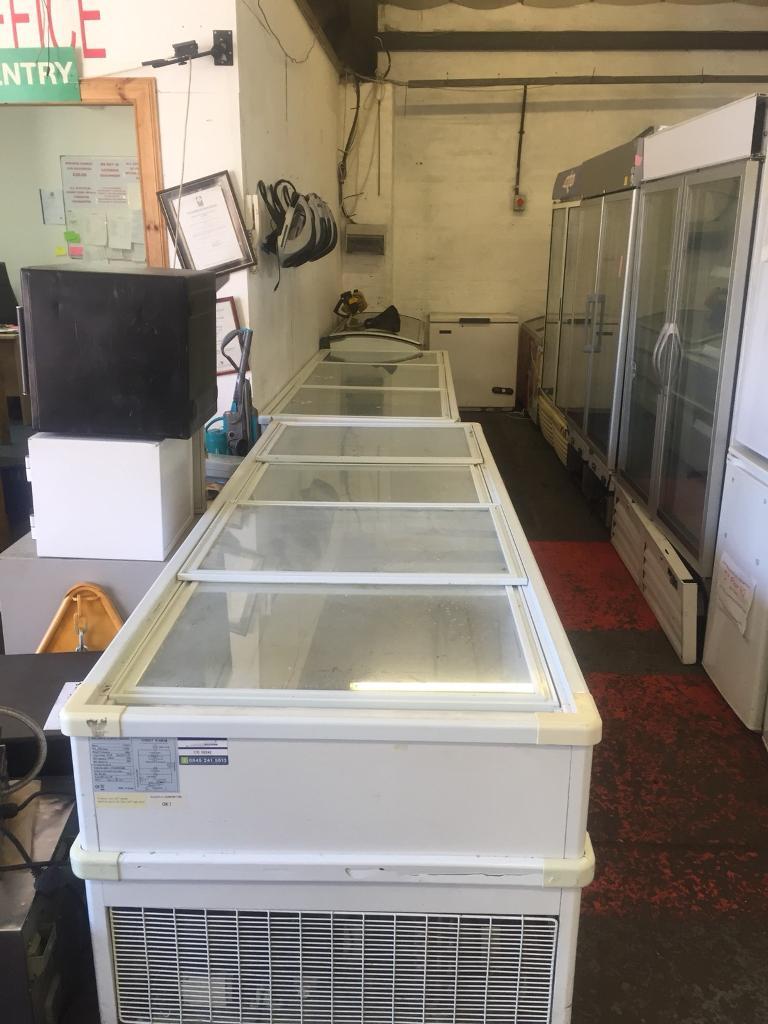 2 x2 very large commercial freezers. Both 2mtr in length . In full