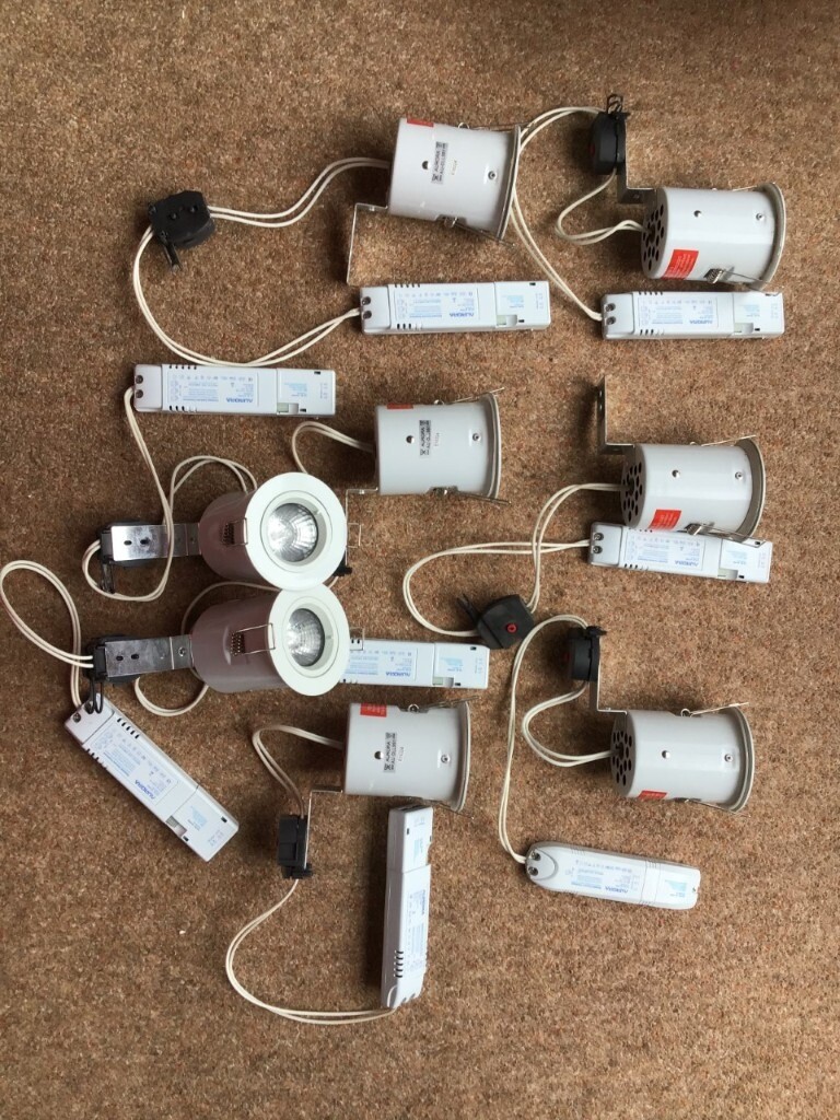 8 x Aurora Fire Rated Downlights + Transformers in Mill End