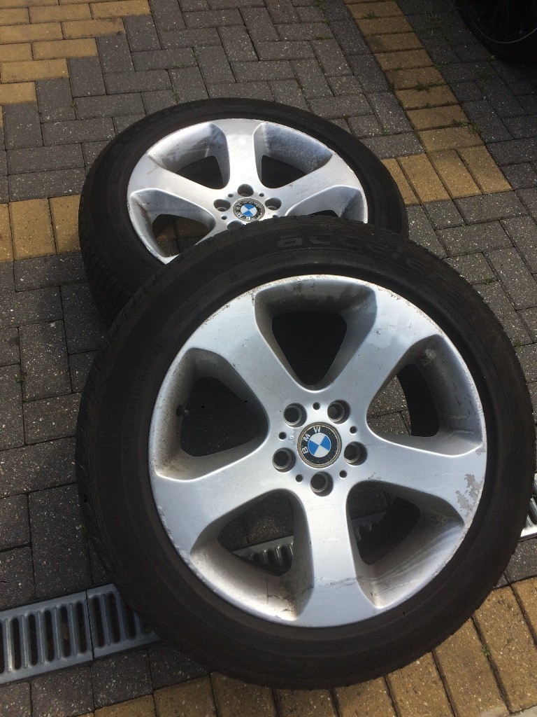4x BMW X5 E53 Alloy Wheels & Tyres 19'' Staggered Genuine BMW 2005