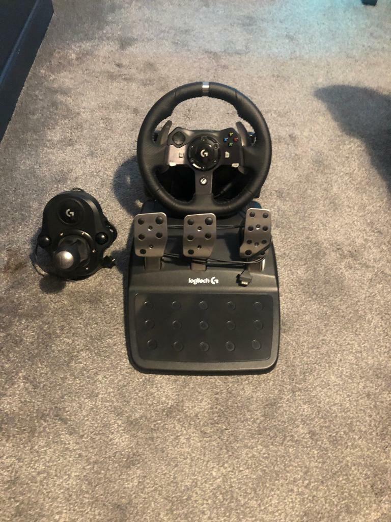Logitech G920 Full Set, Steering Wheel, Pedals, Gear Shifter For Xbox, PS4 and PC in Bristol