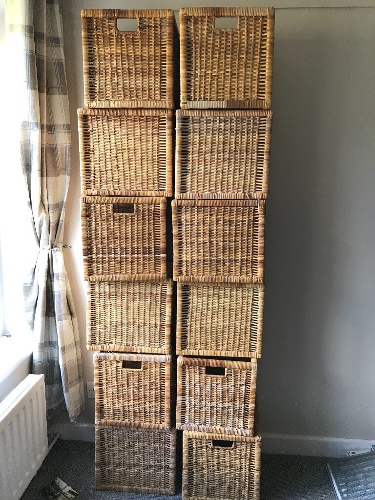 Ikea Wicker Baskets (12 baskets) for shelves | in Wigan, Manchester