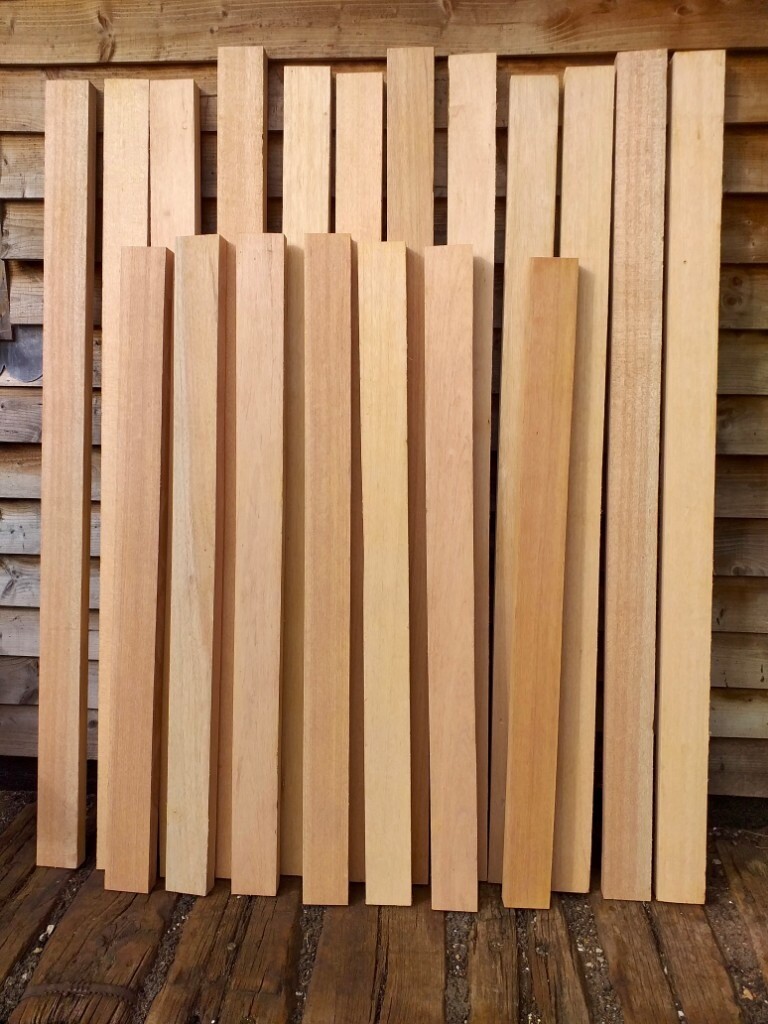 19x MAHOGANY. timber. wood. planks. RECLAIMED. 95mm x 44mm. ALL 19