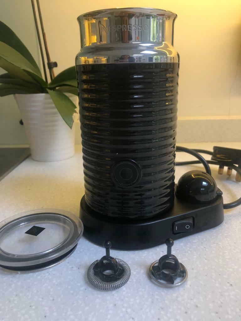Nespresso Aeroccino 3 Milk Frother Black Complete Standalone Unit