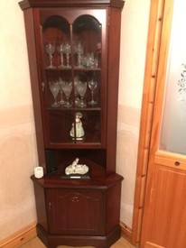 Mahogany Cd Dvd Storage Cabinet In Ashton In Makerfield