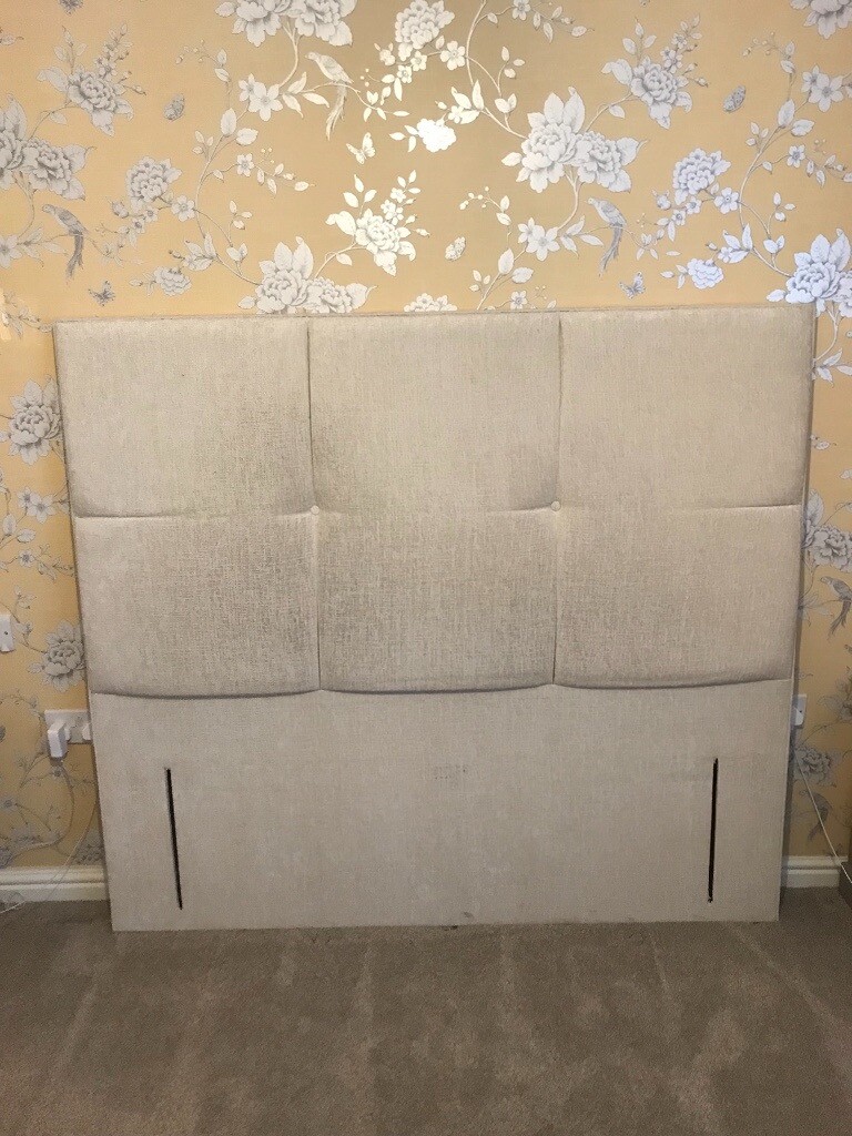 Cream king size headboard in Amble, Northumberland Gumtree