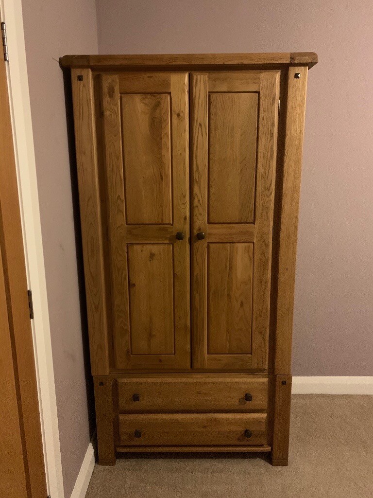 Solid wood double wardrobe in Portadown, County Armagh Gumtree