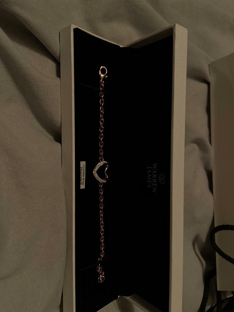 Warren James Swarovski Rose Gold Bracelet in Scarborough, North