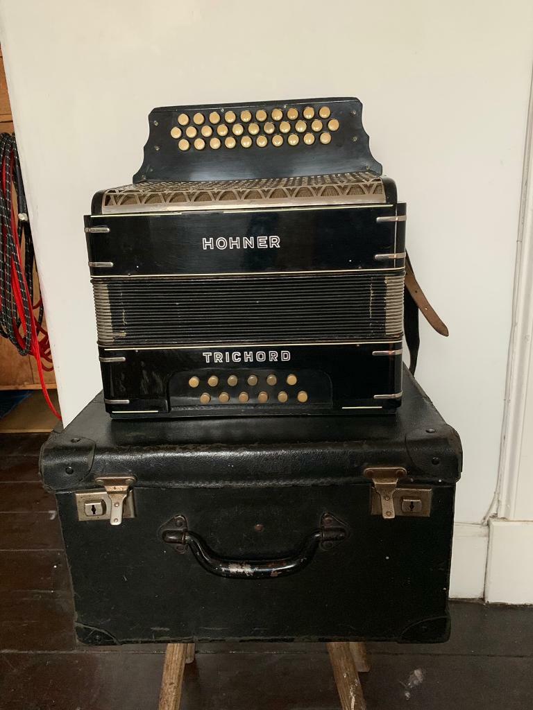 Hohner Trichord Vintage Accordion in Glasgow City Centre, Glasgow