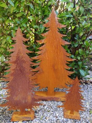 Sapin en rouille noble Karl sapin de Noël en métal sapin de Noël Avent décora...