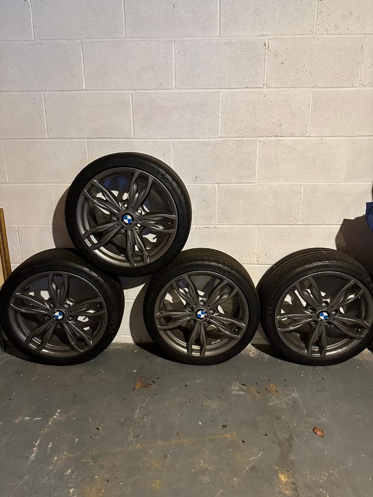 Genuine BMW 436M Sport 18”inch alloy wheels in Ferric Gray Finish | in ...