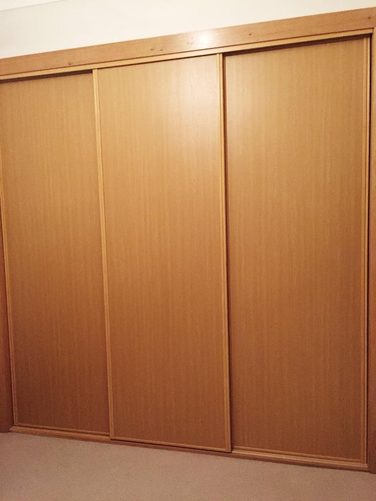 Oak Effect Sliding Wardrobe Doors in Angus Gumtree