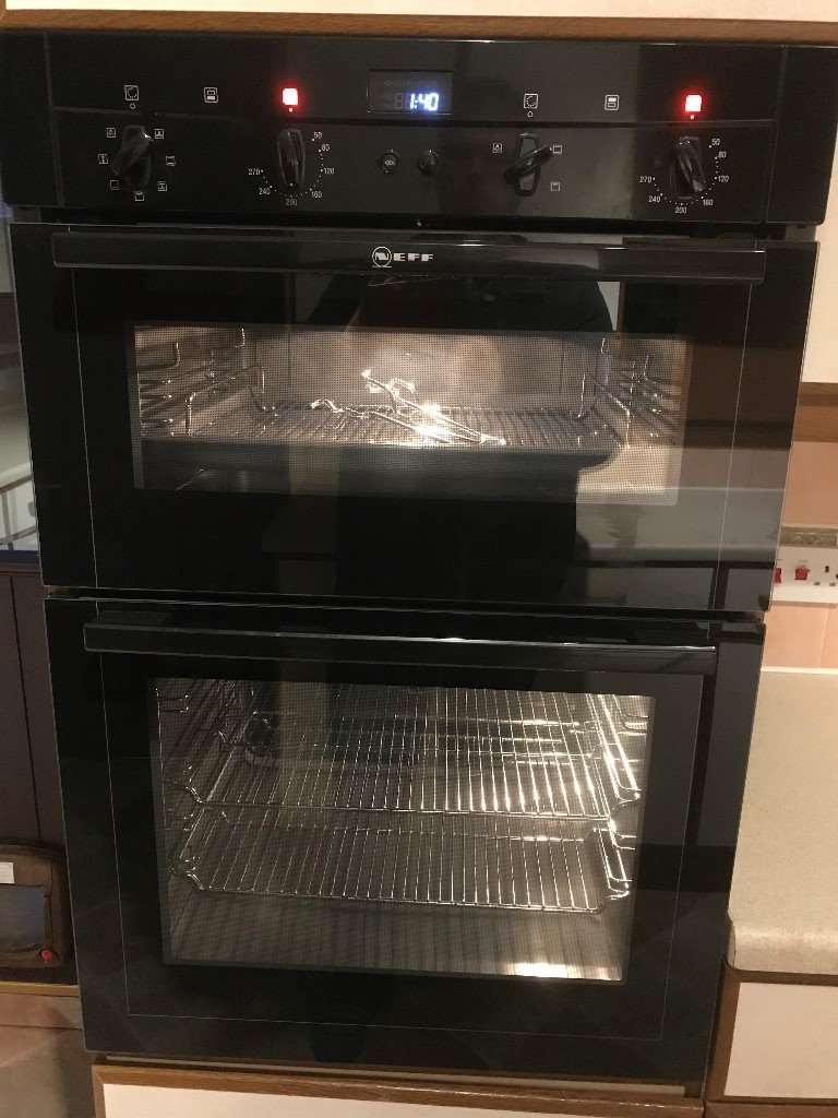 Neff builtin Double Multifunction Fan Oven U14M42S3GB Black in Derby, Derbyshire Gumtree
