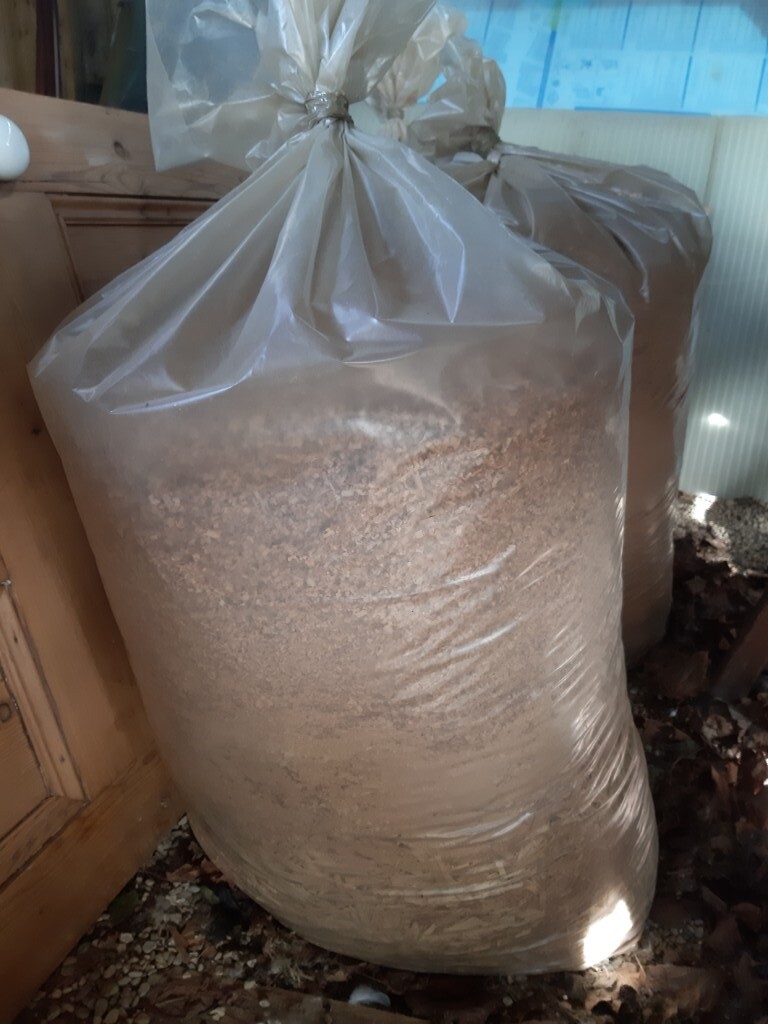 Bags of sawdust,suitable for chickens.⁹ in Peterborough