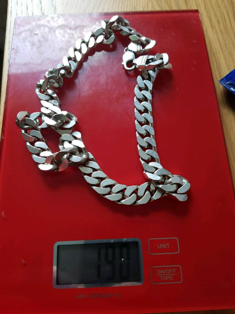 heavy silver chain necklace in Edinburgh Gumtree