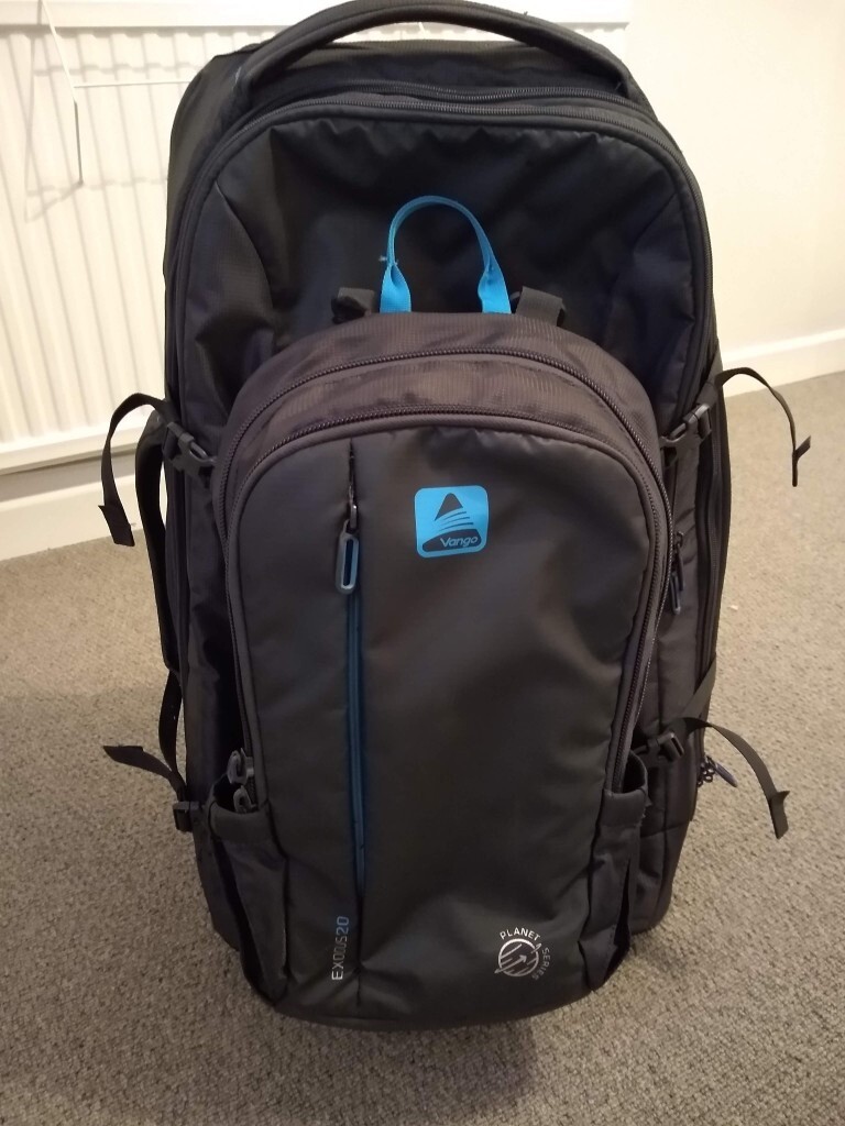 Vango Exodus 60+20 Wheeled Travel Pack Suitcase Rucksack Backpack in