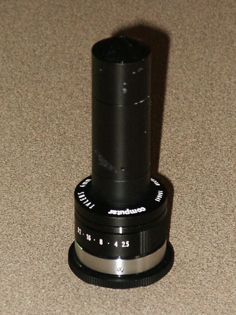 Vintage Cosmicar Pentax CCTV Camera Lens C60612  H620P