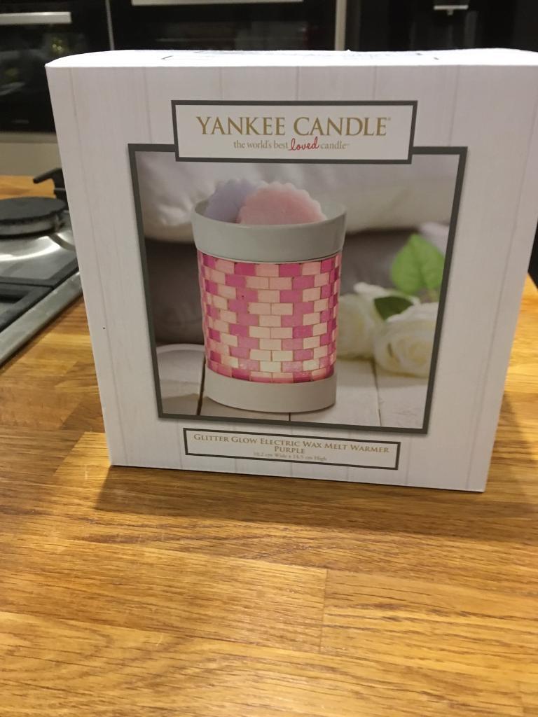 Yankee candle glitter glow wax melt warmer new in Hull, East